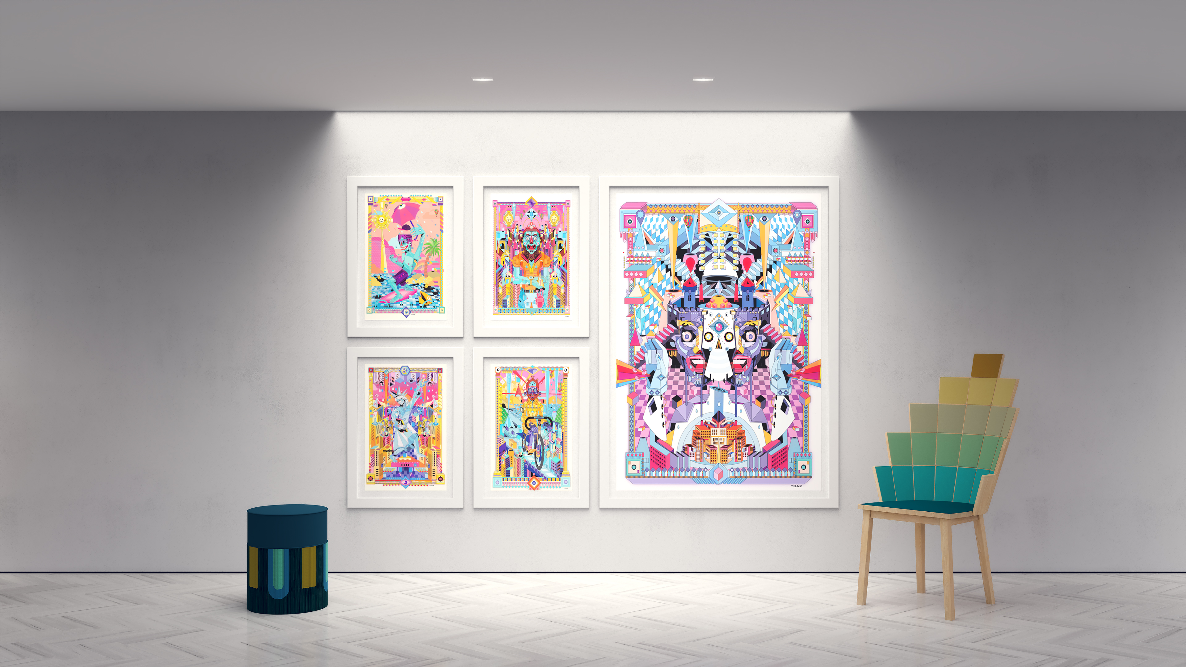 Luca 3.5" TruColor&trade; RGBTW 24V CLASS 2, Recessed Wall Wash Downlight - Click to Enlarge