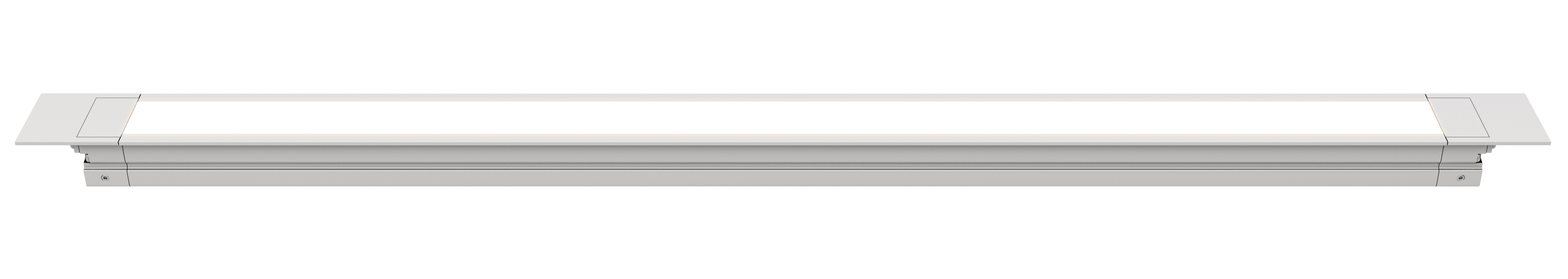 Light Channel Complete Fixture 0.6" Recessed Millwork 24VDC, Static White - Click to Enlarge