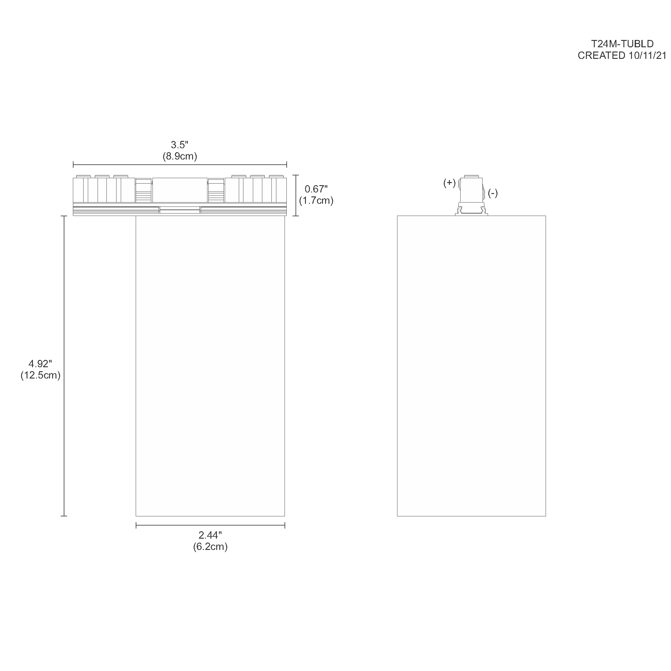 T24M Tubo Large br   Downlight br   Magnetic Track Head