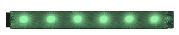 Soft Strip, Monochromatic Color 24VDC With Pins,<br />Soldered Leads Or Snap & Light Connectors<br />GGG - Green - Click to Enlarge