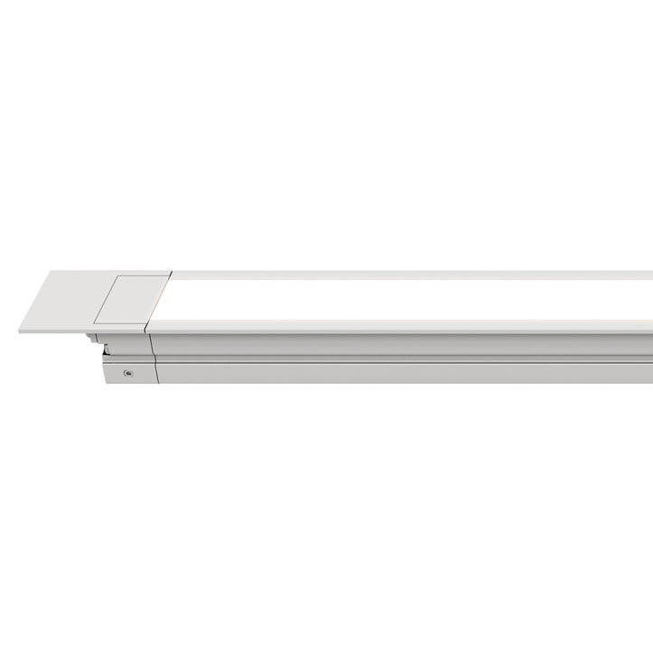 Light Channel Complete Fixture 0.6" Recessed Millwork 24VDC, Static White