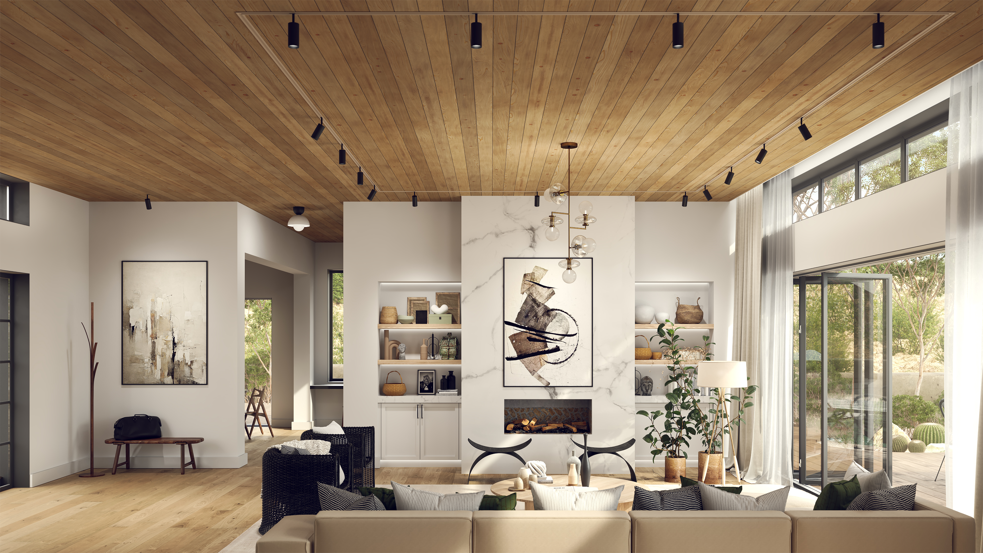 TruTrack Trim Magnetic, Light Channel .6 Millwork, A19 Pure Smart Bulb