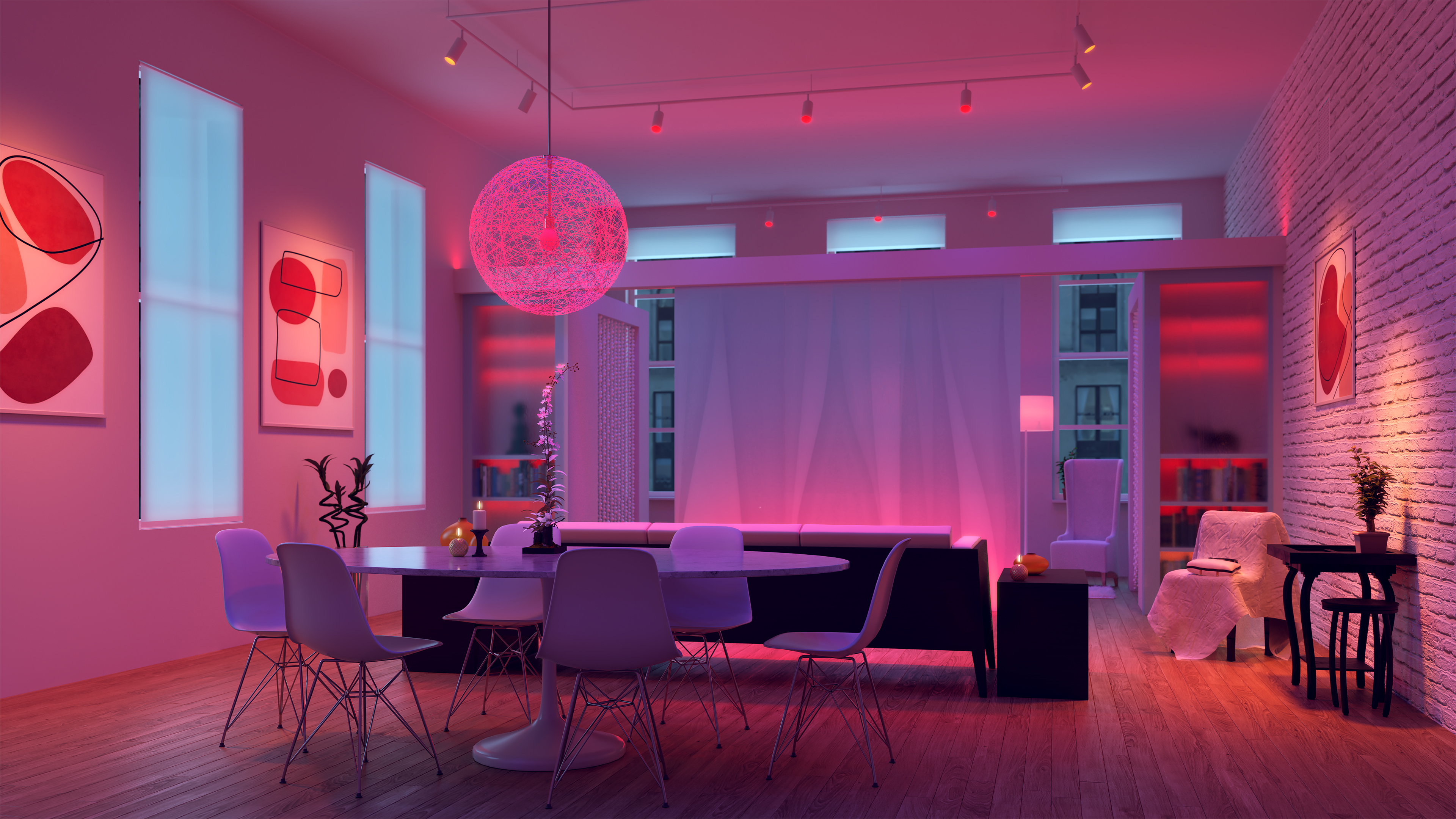 T24M Tubo Large Track Head High Output 24VDC Integrated LED,<br />Wi-Fi Enabled, 2-Circuit Magnetic, RGBTW - Click to Enlarge