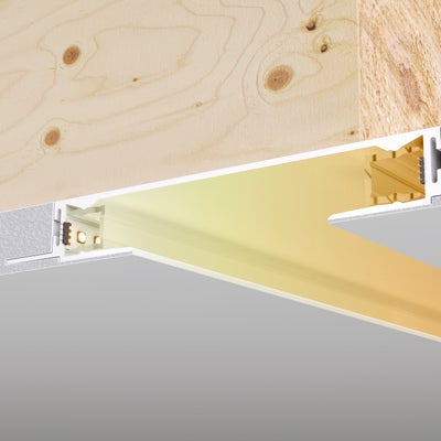 Veil Ceiling/Wall, Warm Dim Plaster-In LED System, 24VDC - Click to Enlarge