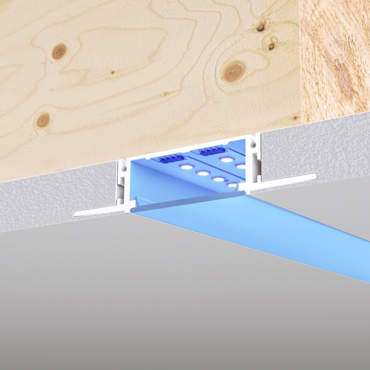 TruLine 1.6A RGBTW 24VDC, 5/8" Drywall Plaster-In LED System - Click to Enlarge