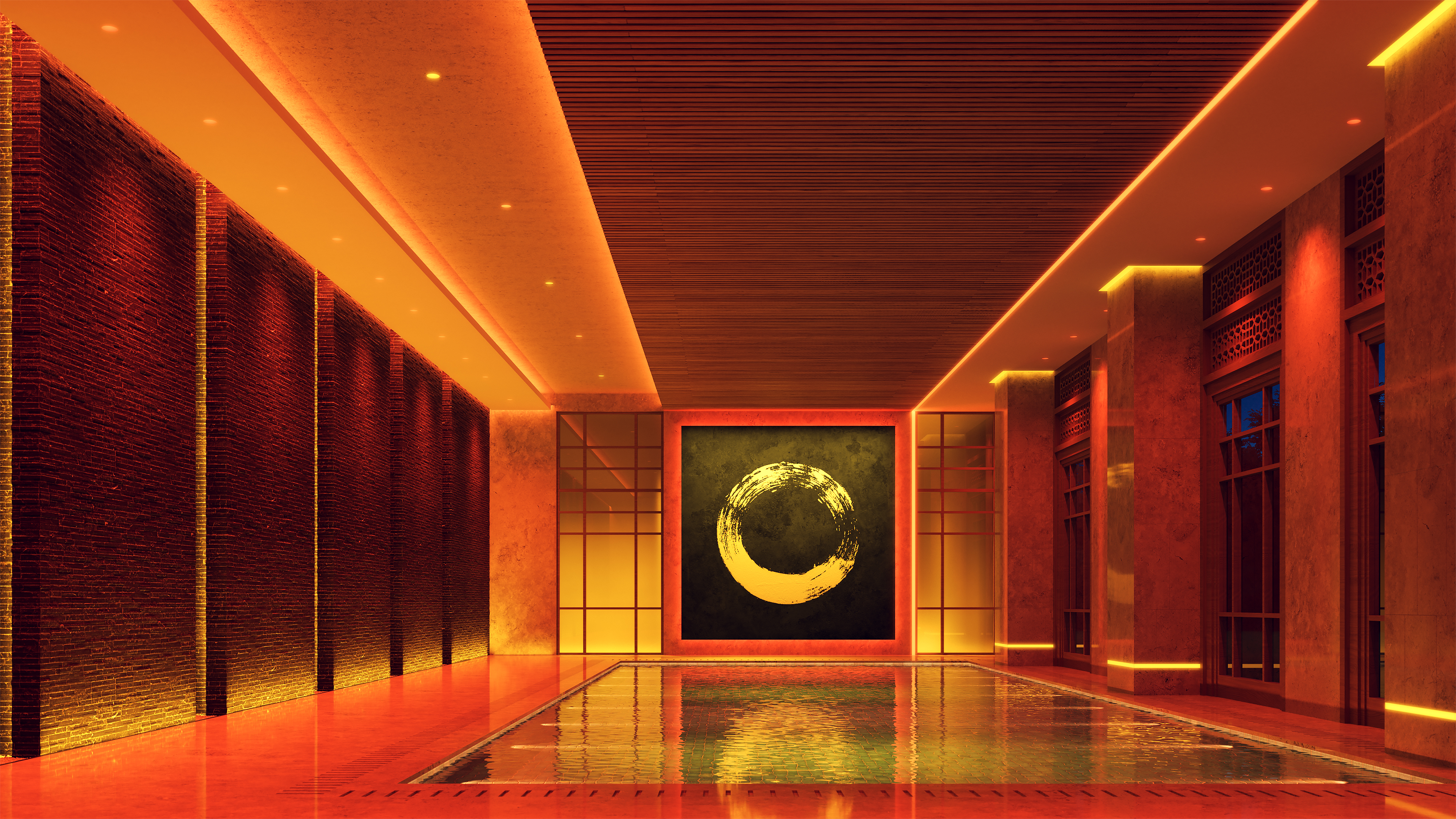 TruLine Trim 1.6A TruColor&trade; RGBTW 24VDC, 5/8" Recessed LED System - Click to Enlarge