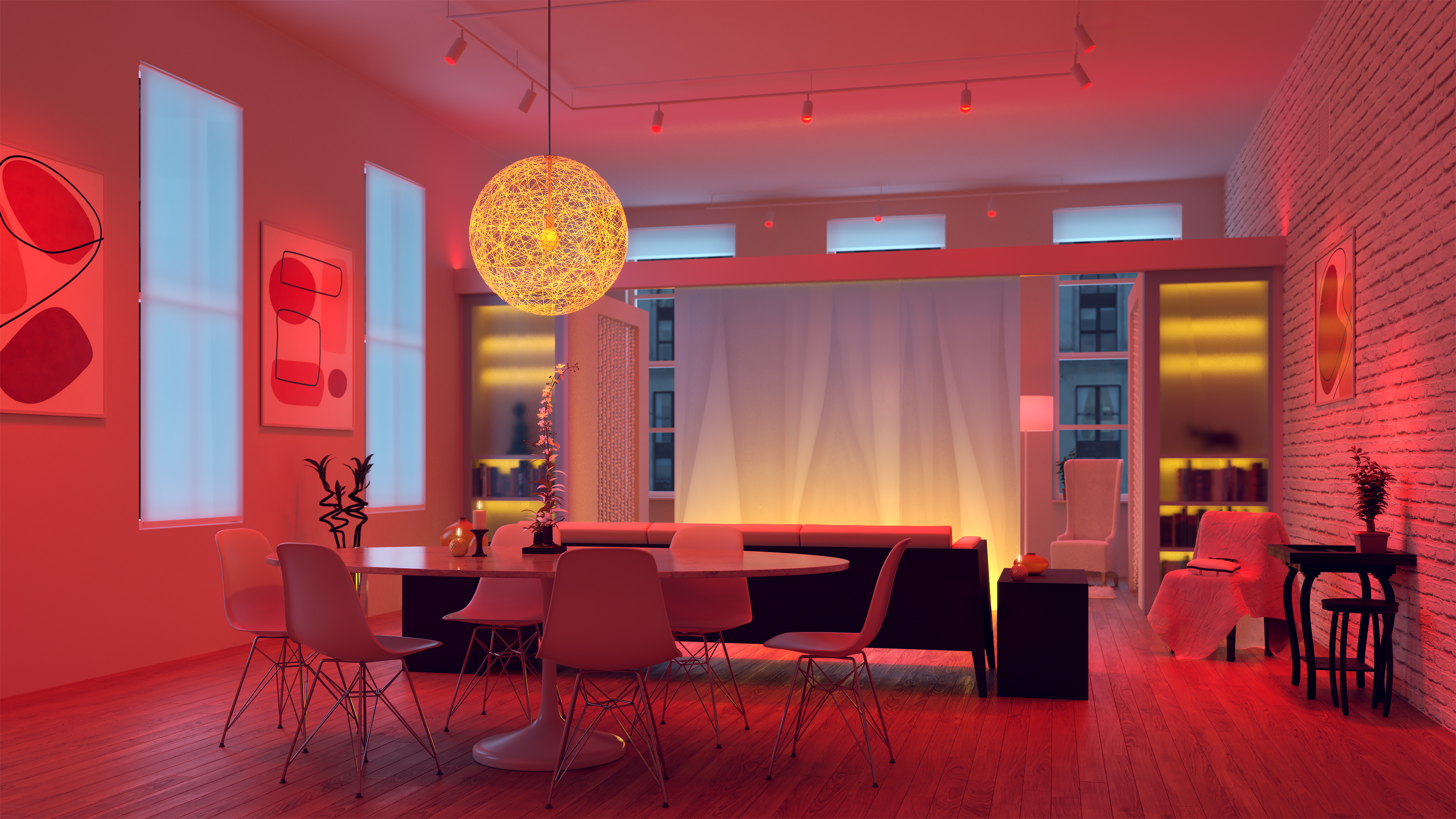 T24M Tubo Large Track Head High Output 24VDC Integrated LED,<br />Wi-Fi Enabled, 2-Circuit Magnetic, RGBTW - Click to Enlarge