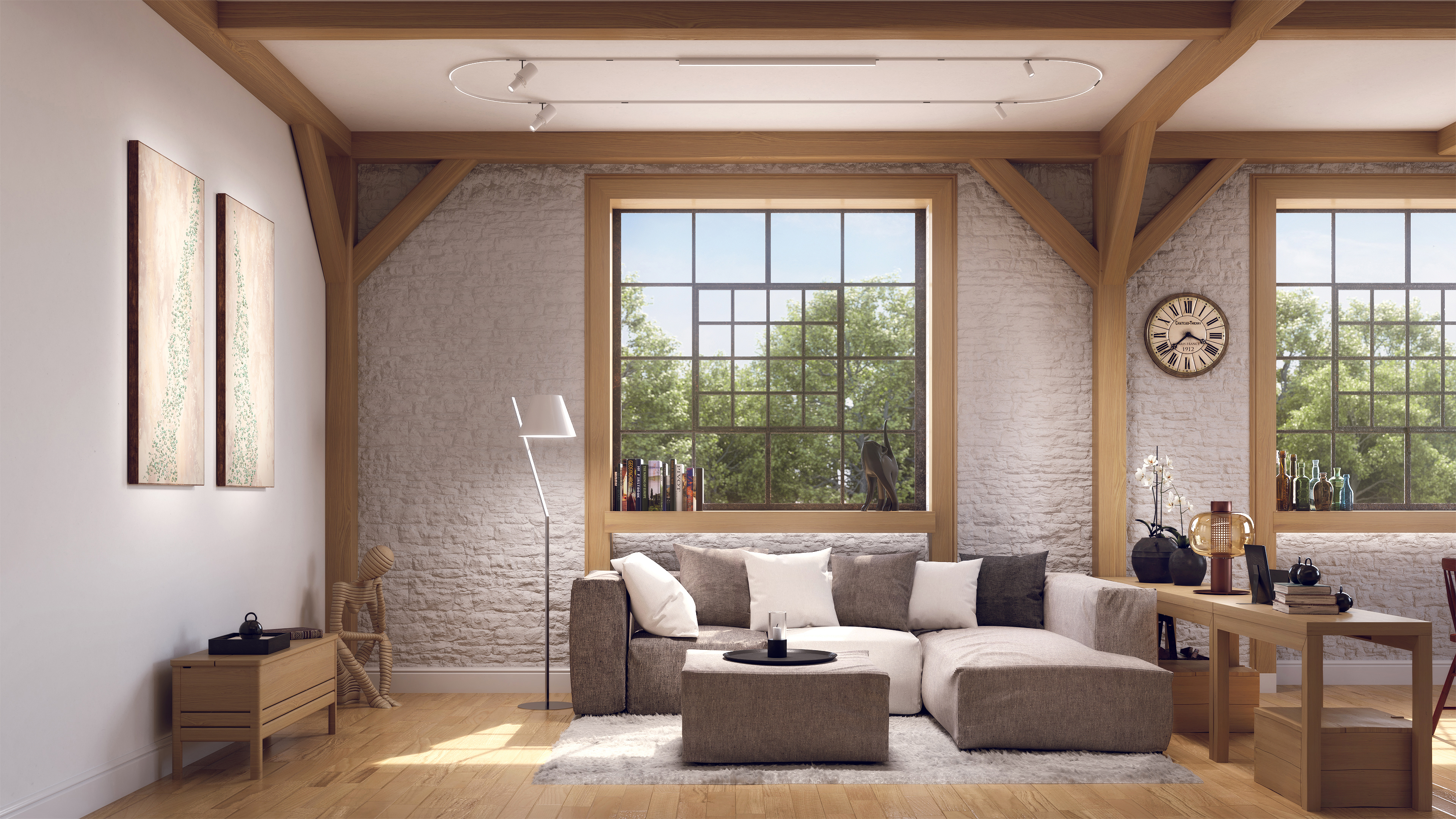 MTC48 MicroTrack&trade; Ceiling Mount 48VDC CLASS 2, Ceiling Mount Track System - Click to Enlarge