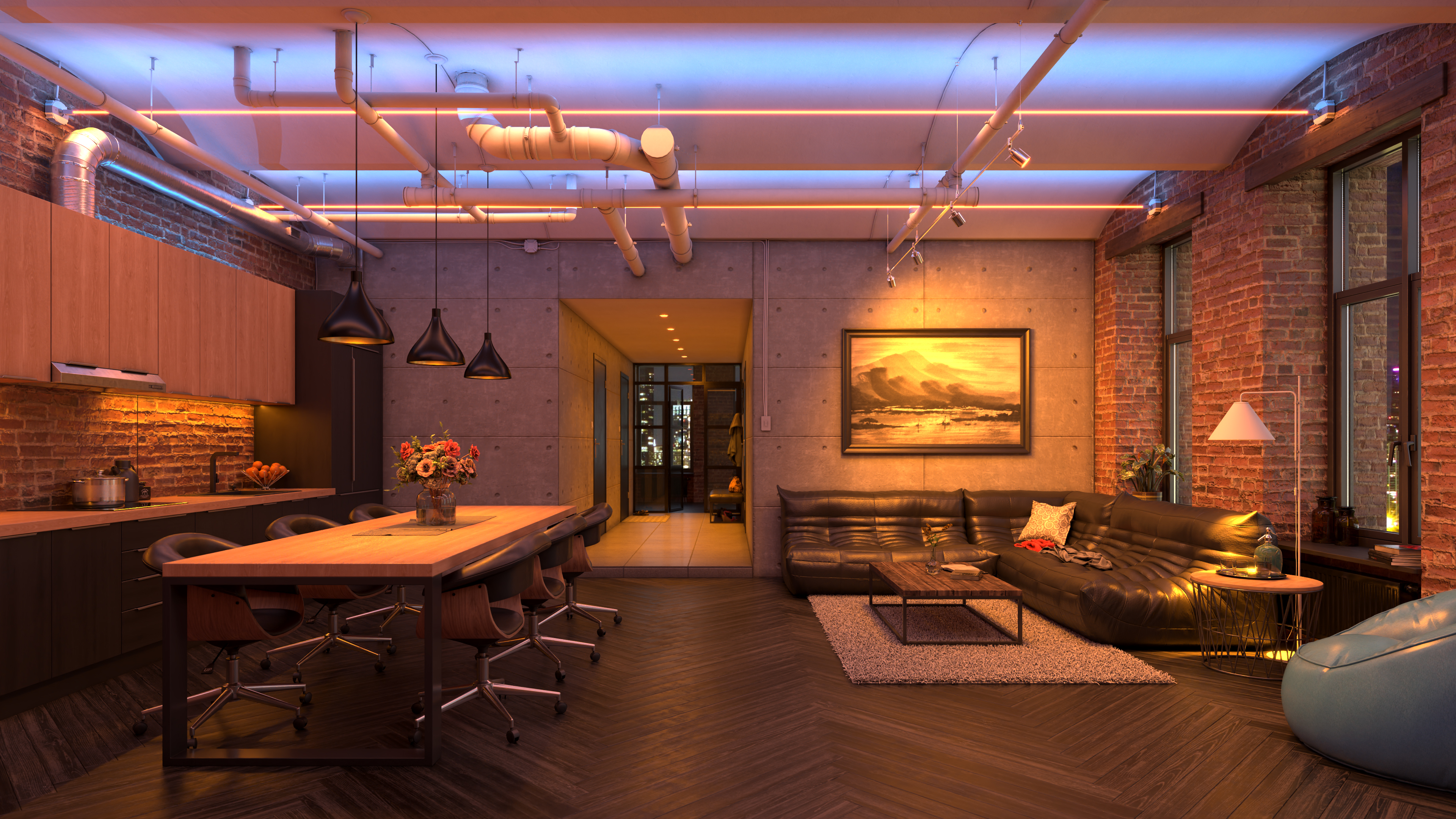 Monorail with Rebel Heads - Click to Enlarge