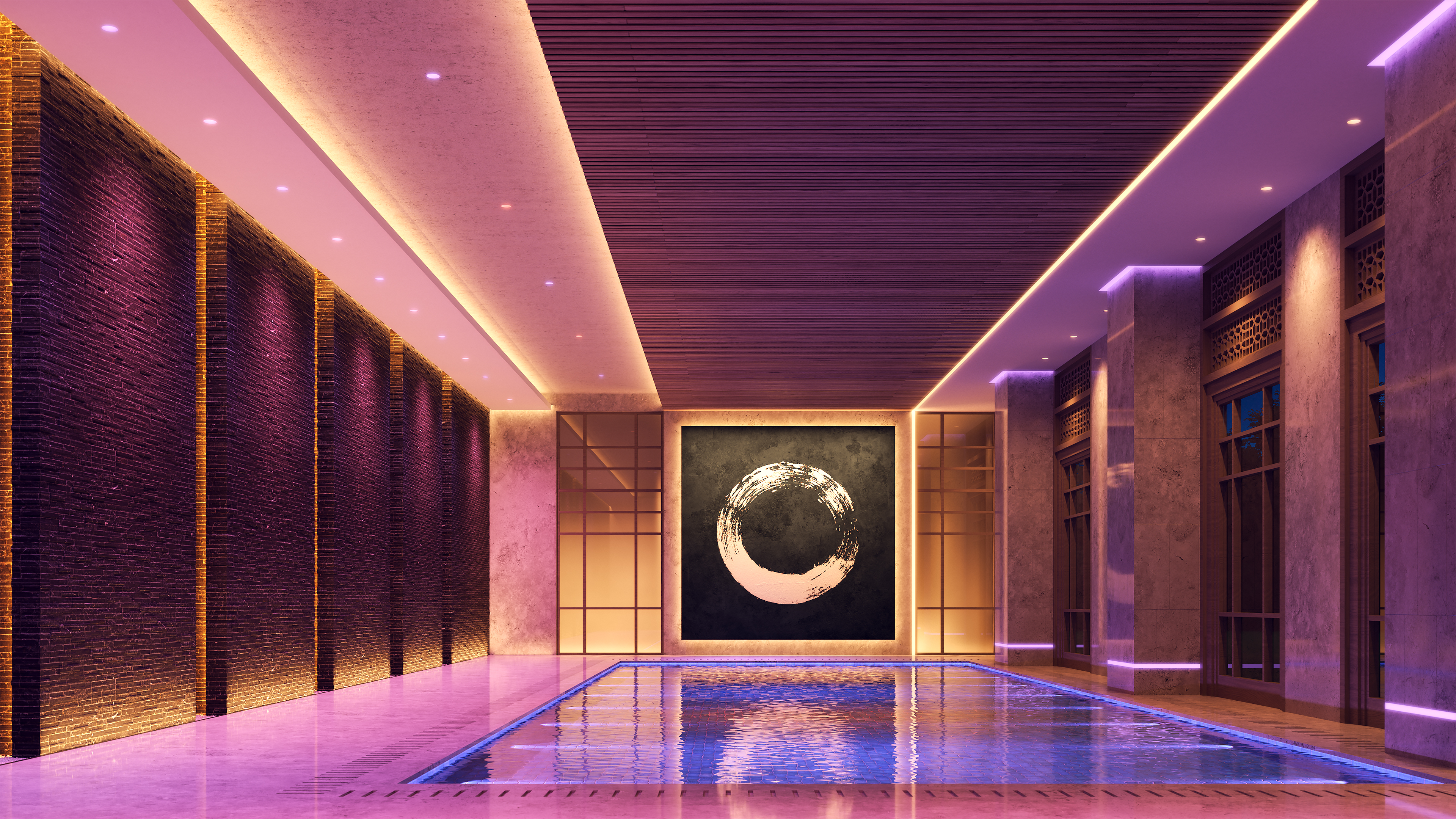 TruLine Trim 1.6A TruColor&trade; RGBTW 24VDC, 5/8" Recessed LED System - Click to Enlarge