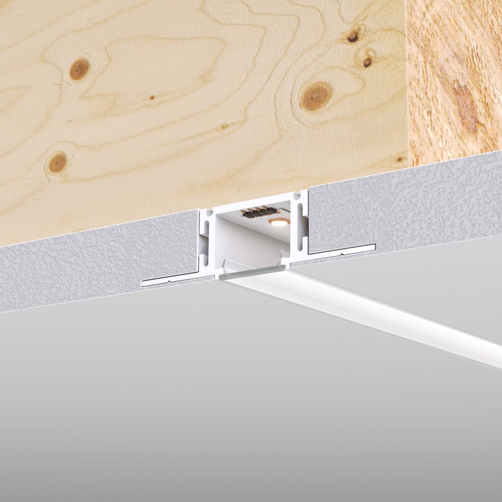 TruLine TruQuad 1A TruColor™ 24VDC, 5 Channel, Plaster-In LED System, RGB & Tunable White - Click to Enlarge