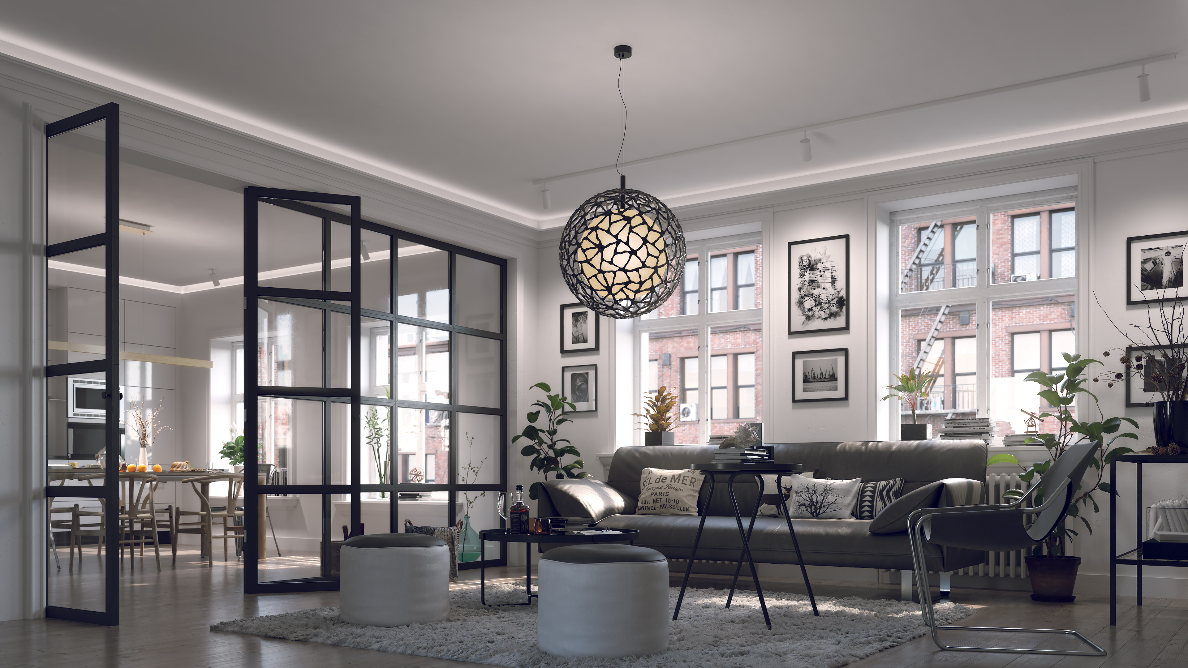 Verge Ceiling Tunable White 24VDC, 5/8" Drywall Plaster-In LED System - Click to Enlarge