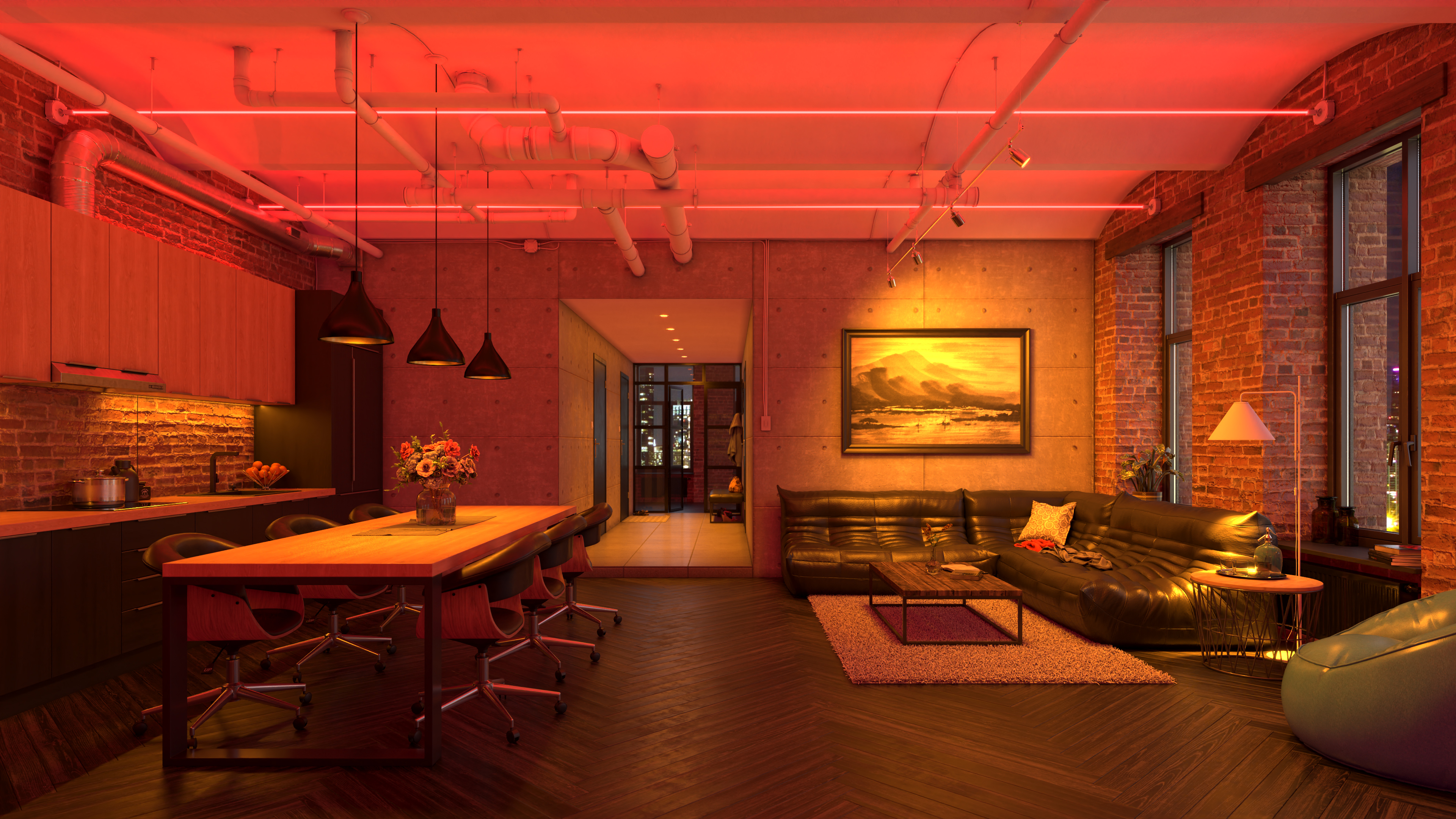 Monorail with Rebel Heads - Click to Enlarge