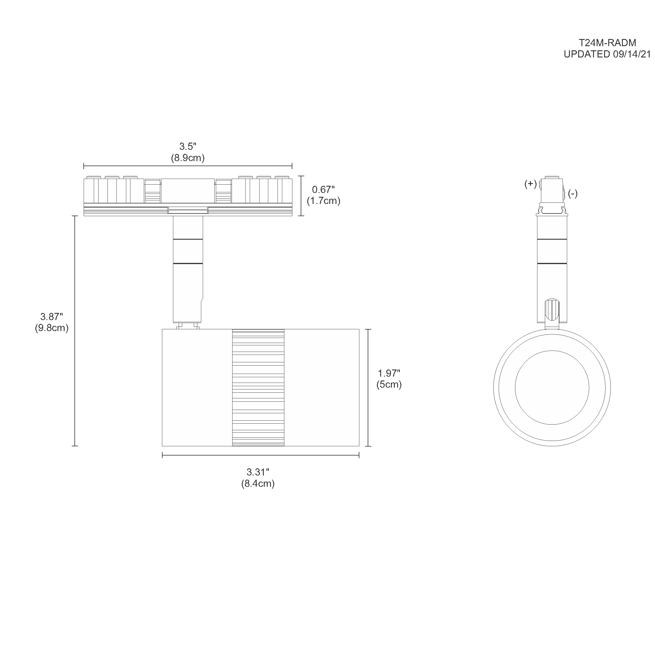 T24M Radiant Medium br   2 Circuit br   Magnetic Track Head