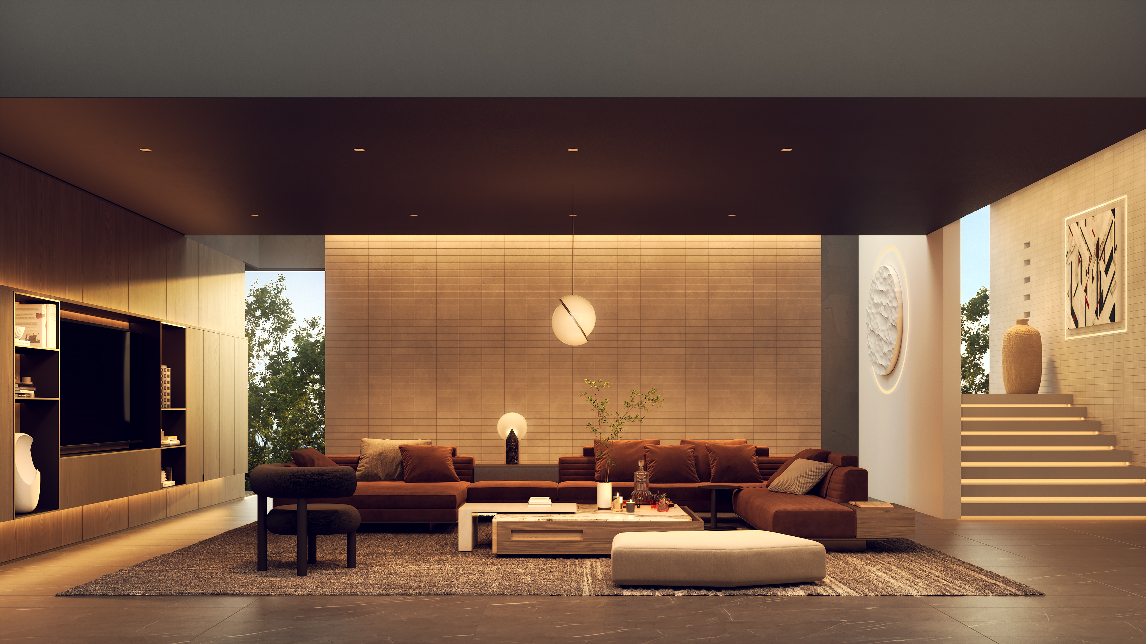 TruCirque .5A Tunable White 24VDC, 5/8" Drywall Plaster-In LED System - Click to Enlarge