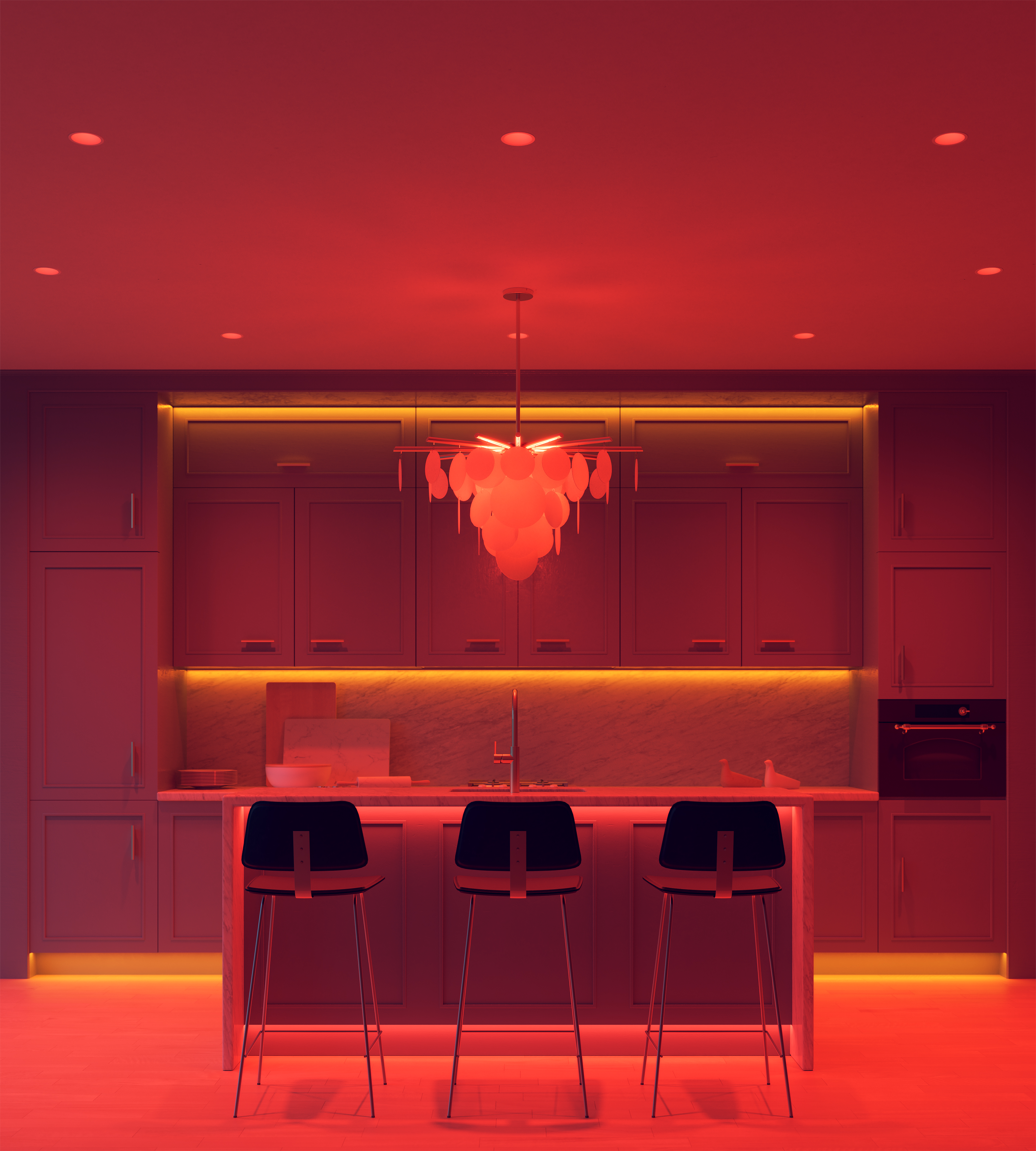 Light Channel 45&deg; DIY Surface Mount 24VDC, Static White & Color,<br />Warm & Pro Dim, Tunable White, RGB, RGBW & RGBTW - Click to Enlarge