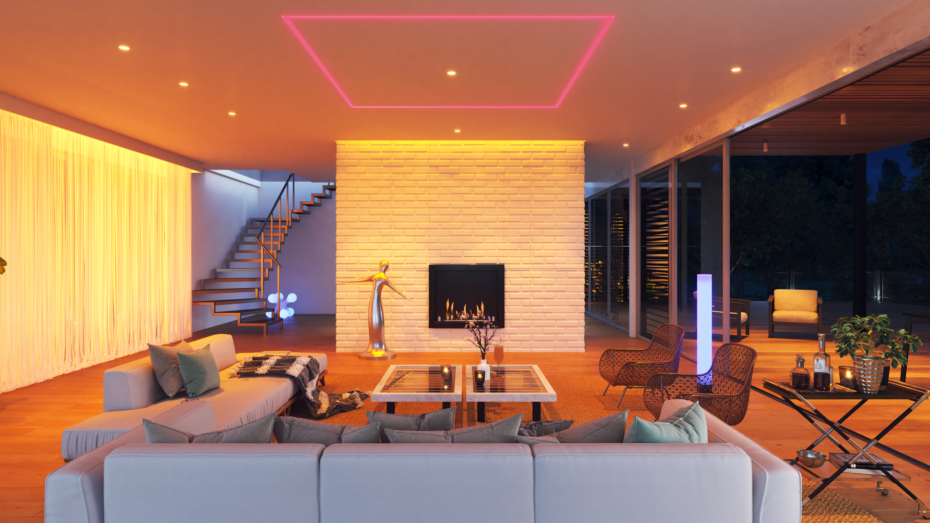 Light Channel 0.6" DIY Surface Mount Micro Grazer 24VDC, Do-It-Yourself<br />In Static White & Color, Warm & Pro Dim, Tunable White, RGB, RGBW & RGBTW - Click to Enlarge