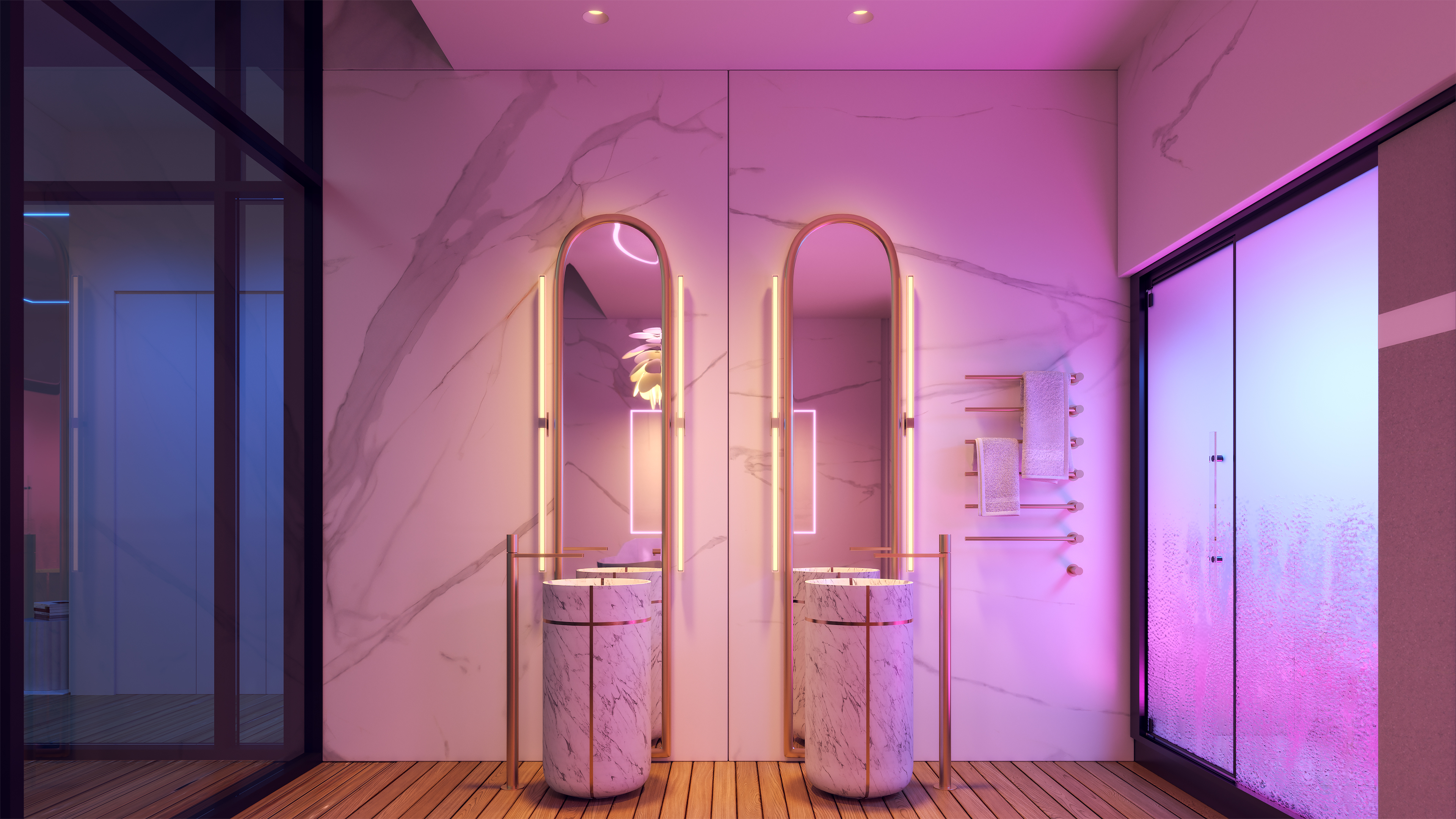 Tie Stix Wall 2-Light Wall/Vanity Tunable White 24VDC Remote Power