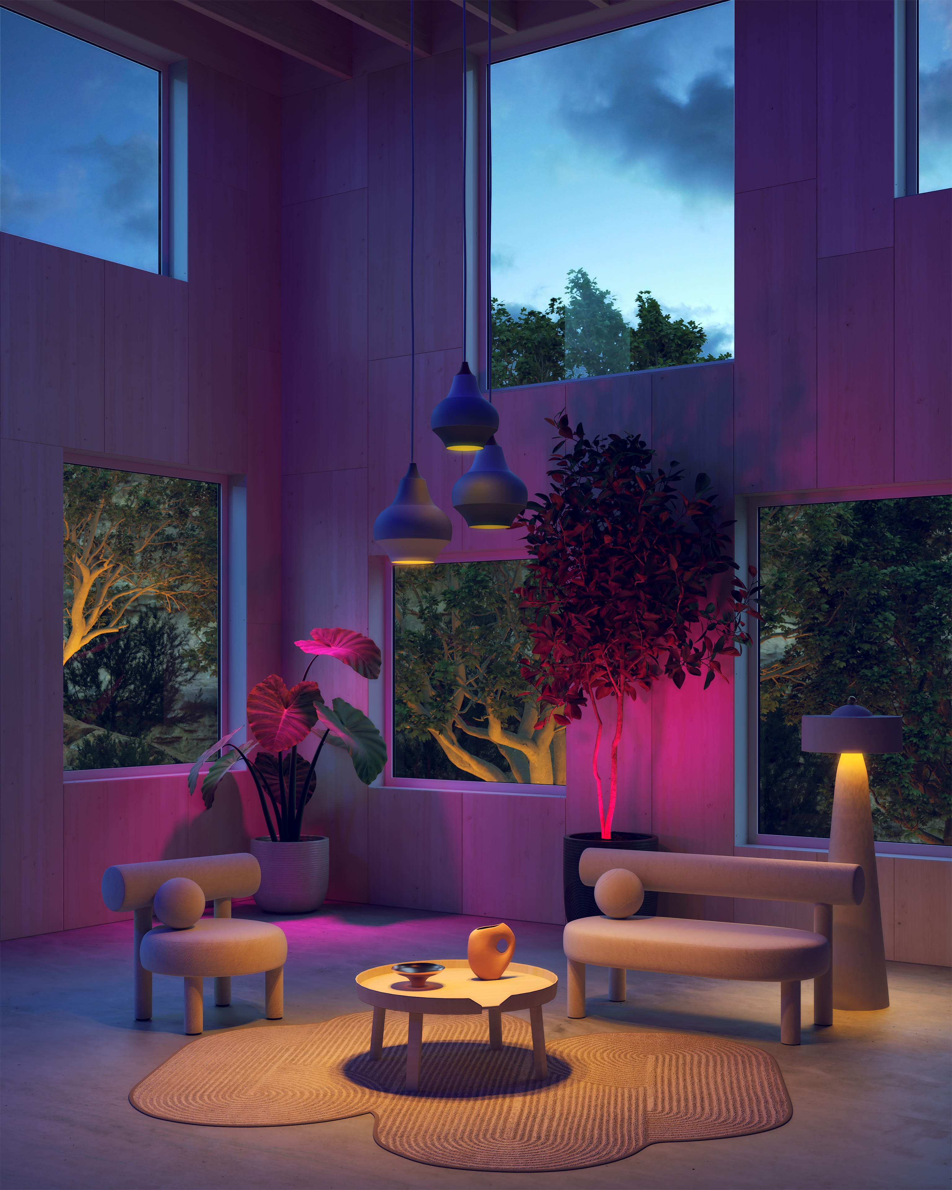 A19 Pure Smart Bulb, 2700K & Magenta