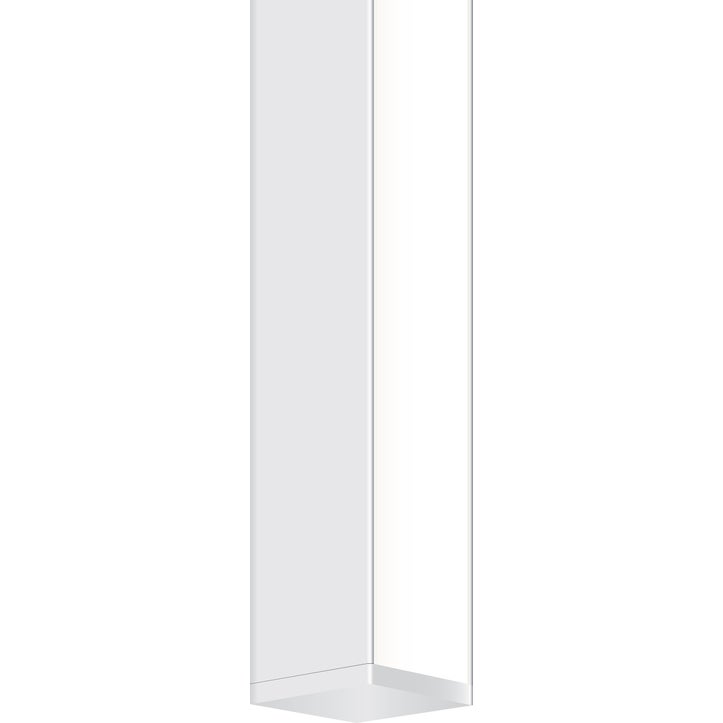 Twiggy D1 Vanity/Wall 24VDC, Static White & Warm Dim, Satin Aluminum - Click to Enlarge