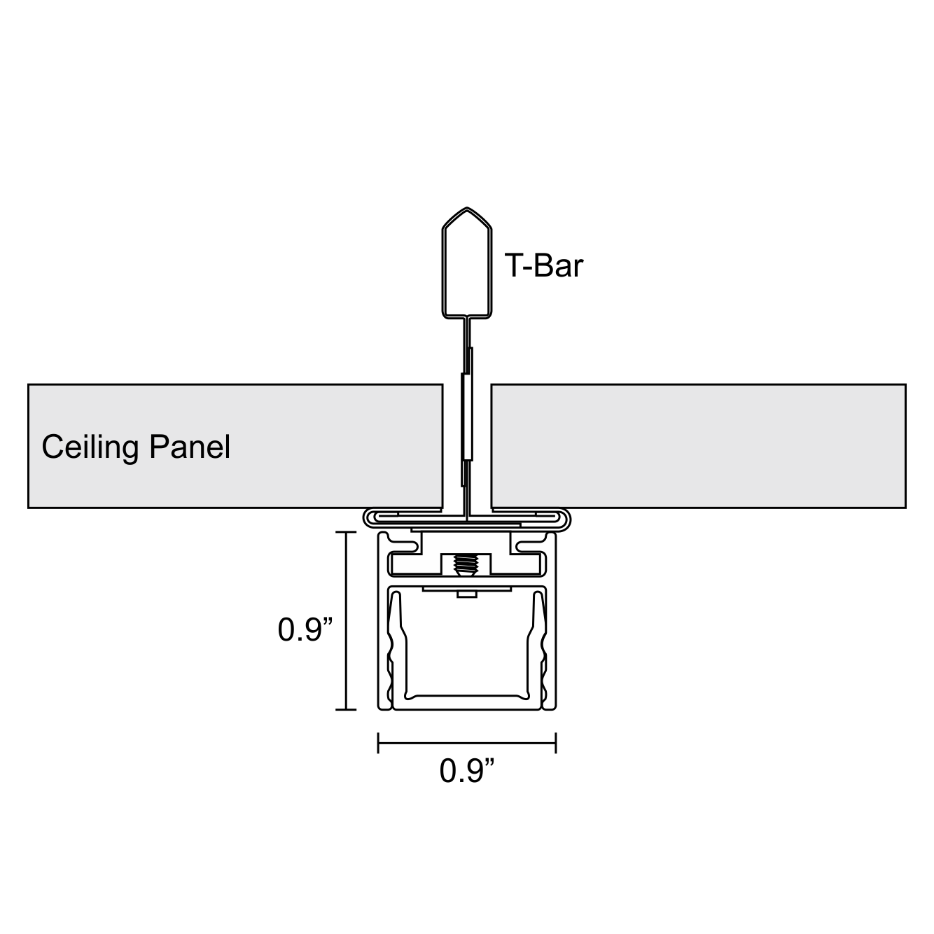 Cirrus T Bar Geo Form Modular