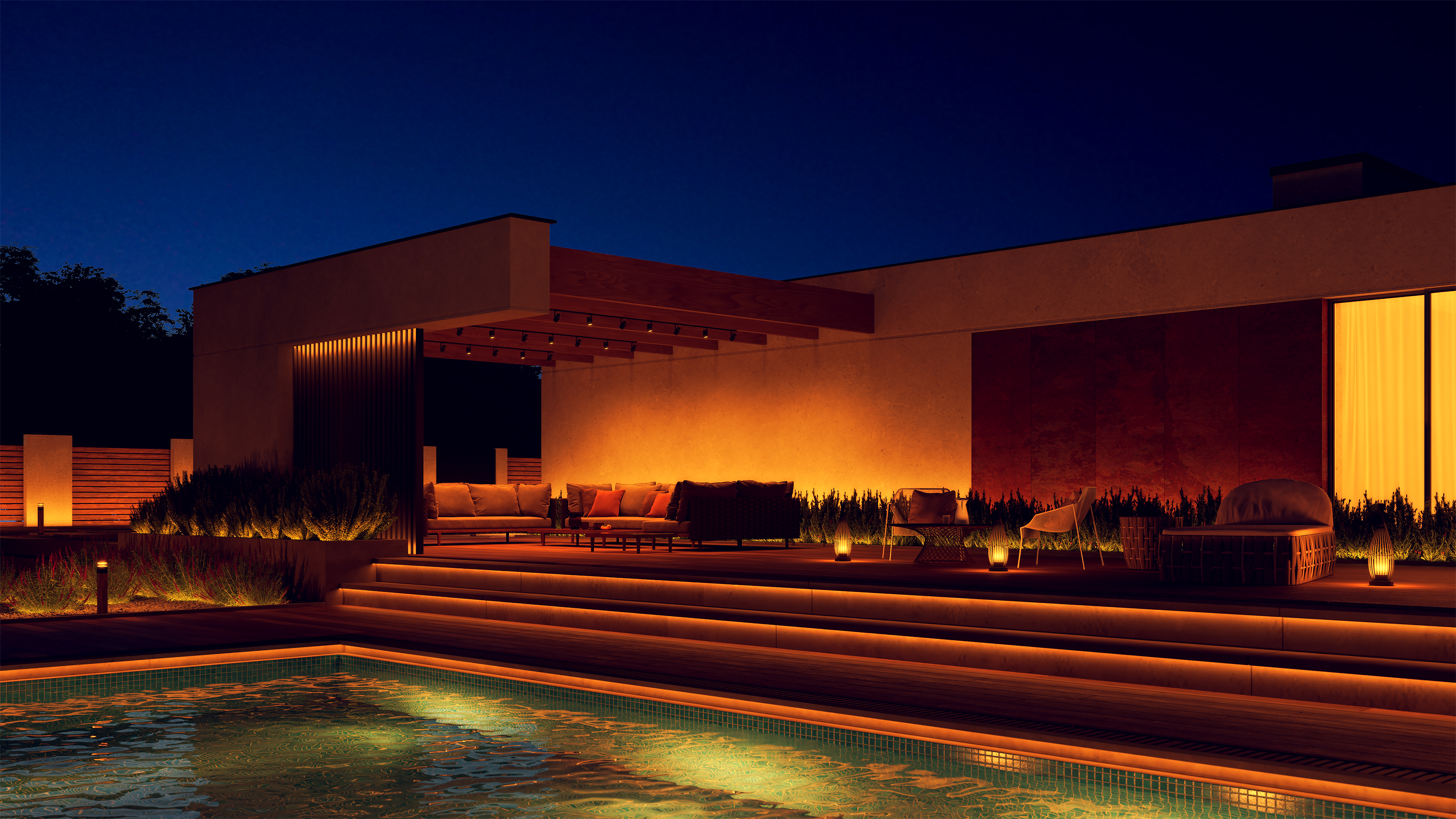 Flex Neon UDVAL8, 0.8" Oval Lens Indoor/Outdoor 24VDC, Up/Down Bend, TruColor&trade; RGBTW