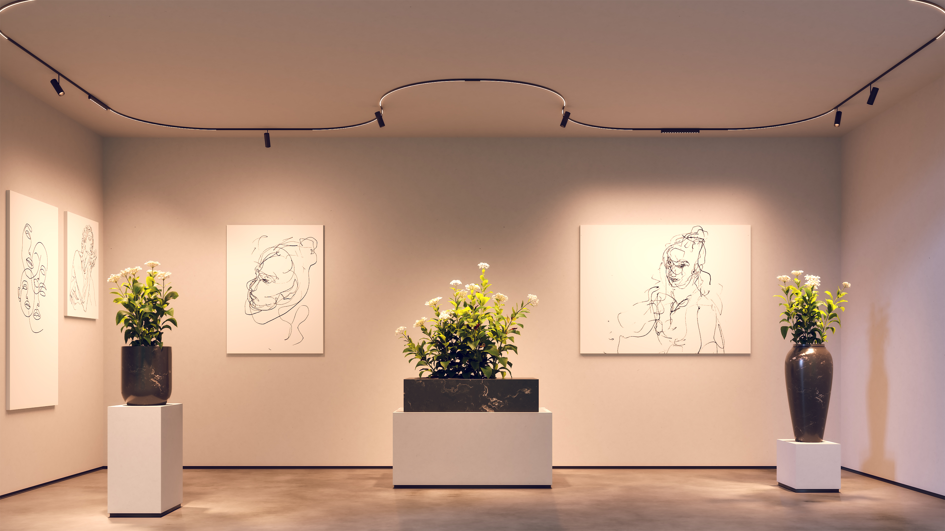 MTC48 Micro Track 48VDC Class 2, Ceiling Mount Track System