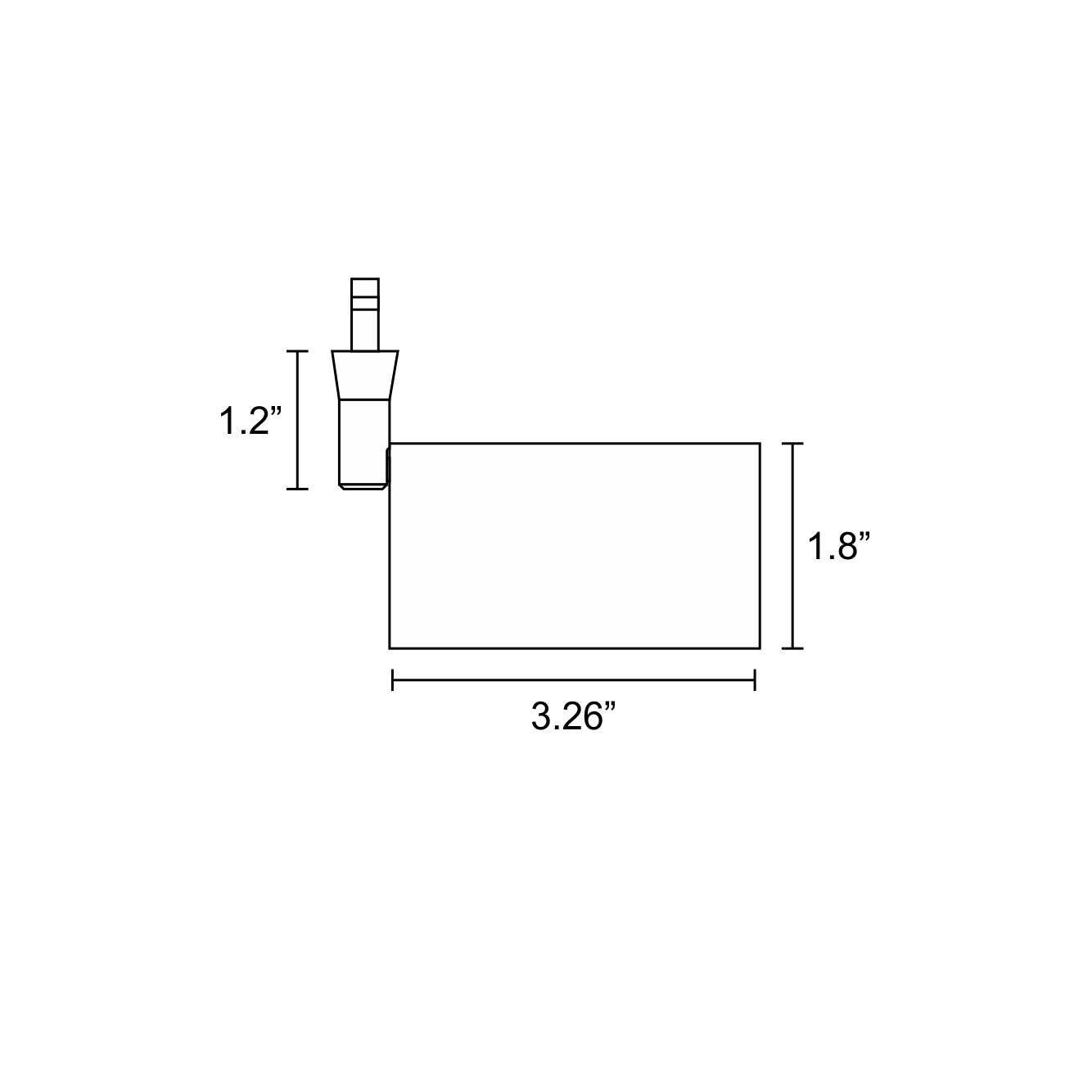 Vanishing Point Piston LED 12VAC