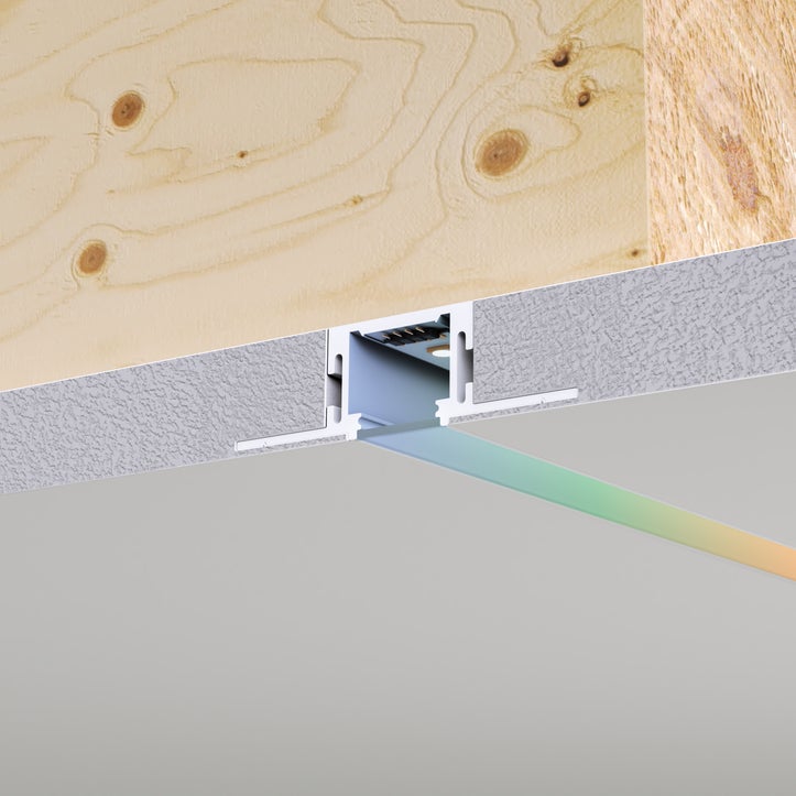 TruLine .5A RGB/RGBW 24VDC, 5/8" Drywall Plaster-In LED System - Click to Enlarge