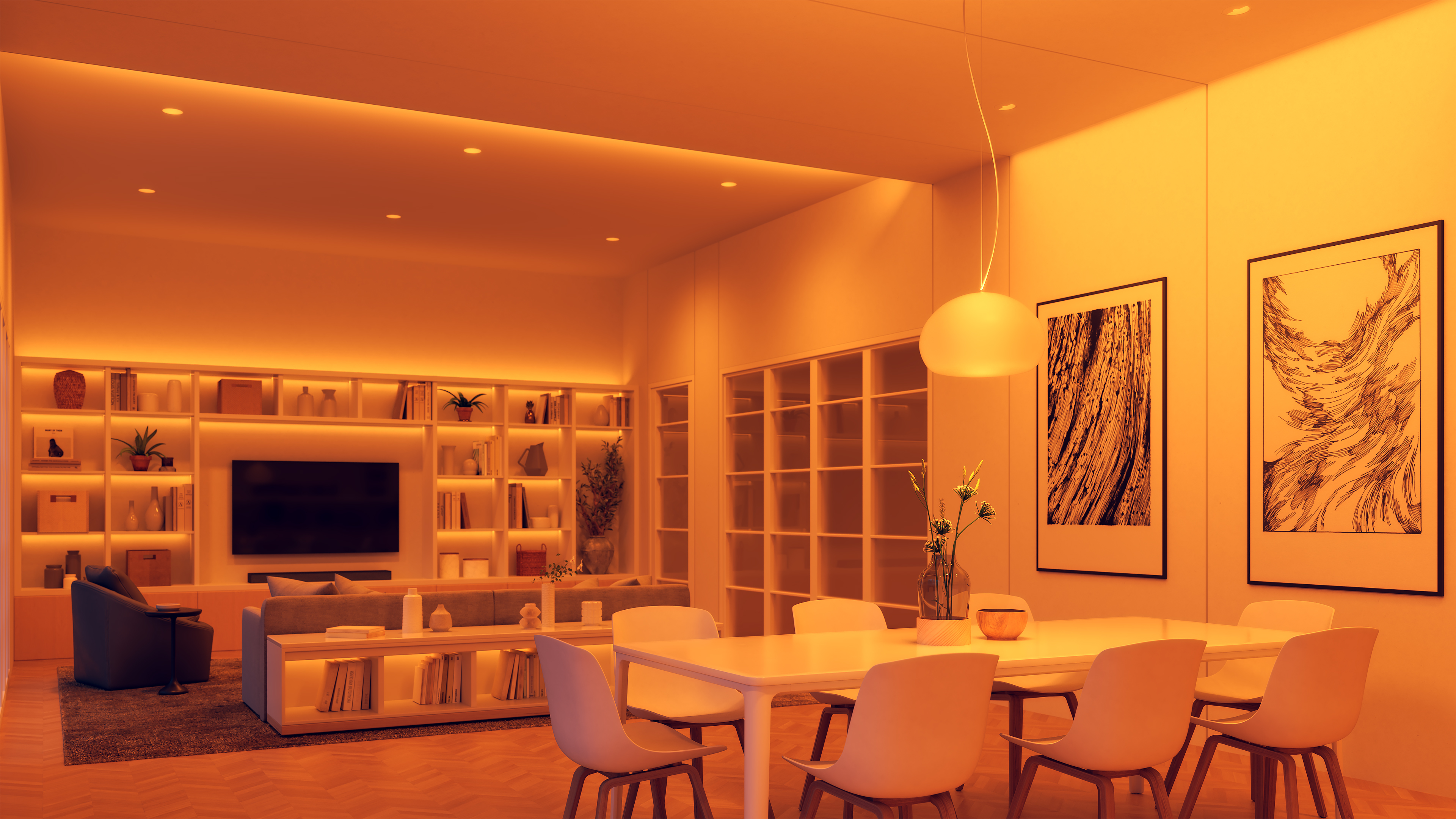 Luca 2.7" DMX/DALI TruColor&trade; RGBTW 48V Class 2, Recessed Wall Wash Downlights - Click to Enlarge