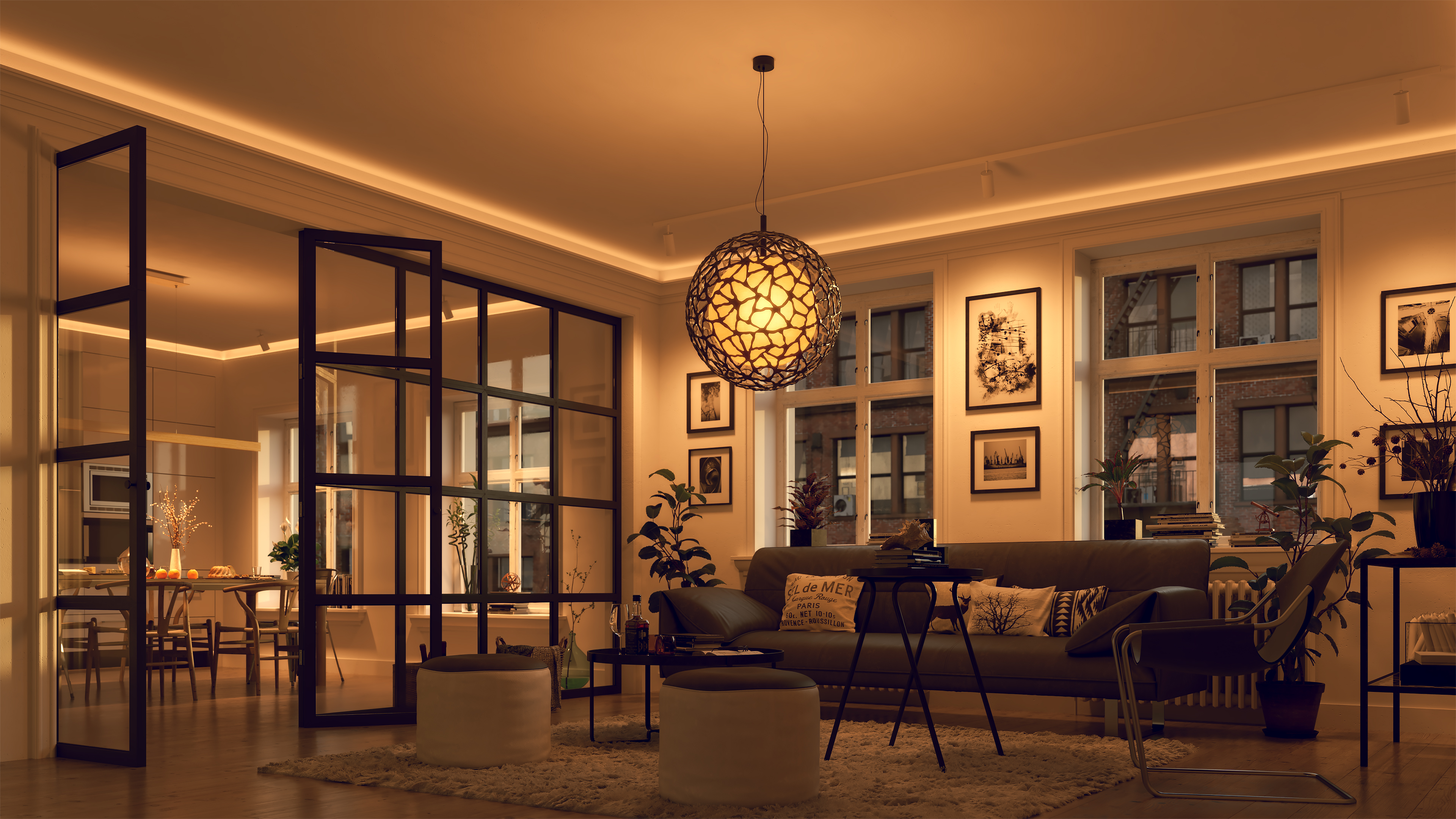 Verge Ceiling Tunable White 24VDC, 5/8" Drywall Plaster-In LED System