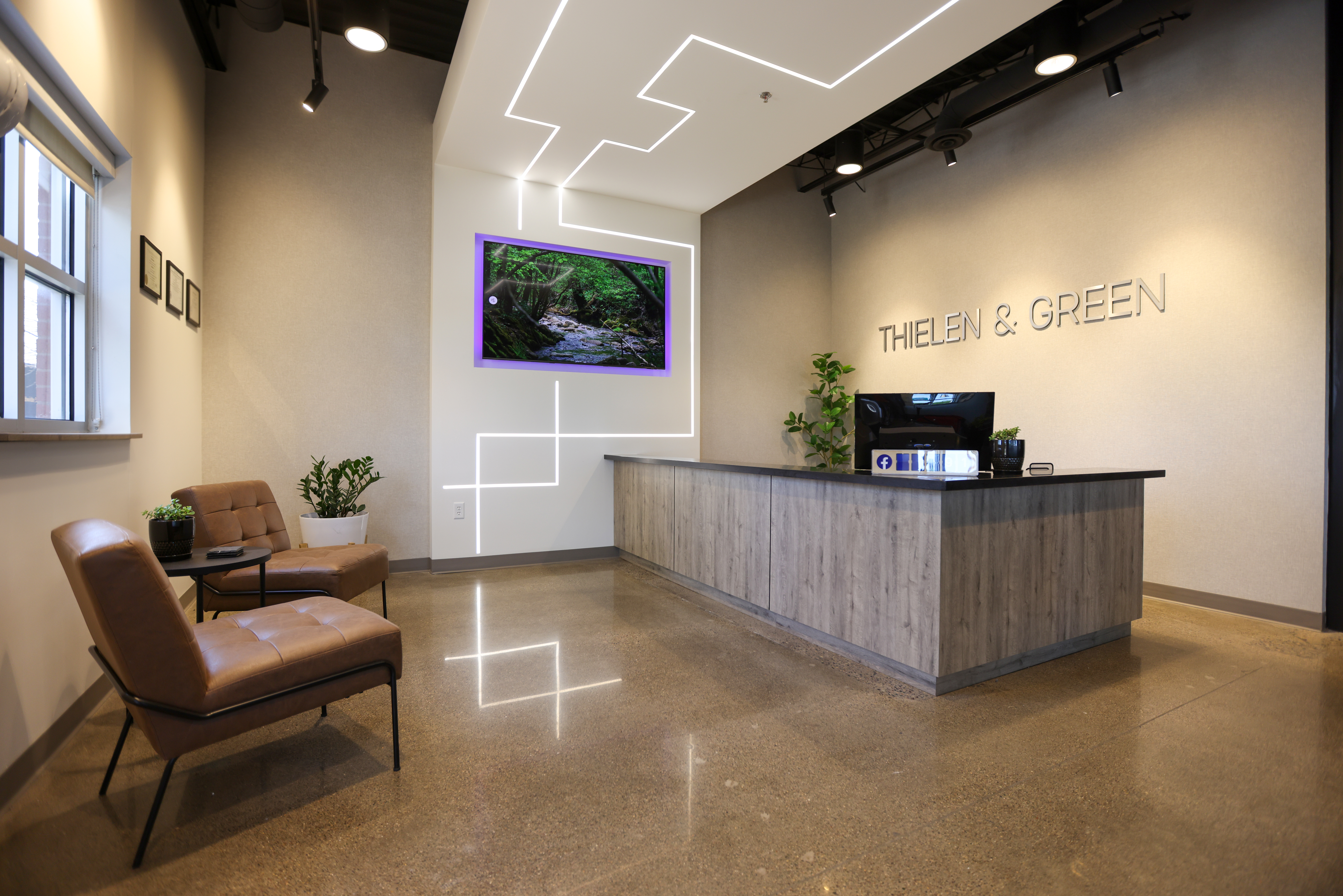 A Geometric Design For An br   Office Lobby br    span style  color   00aeef  font size  20px  READ MORE  span 