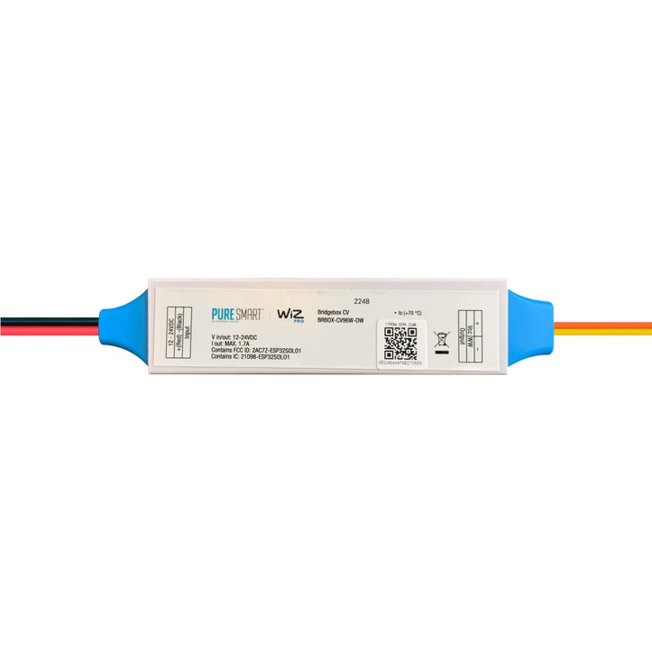 Pure Smart™ CV96W DW Bridgebox 12V-24VDC, Single Channel Static White, Connected By WIZ Pro - Click to Enlarge