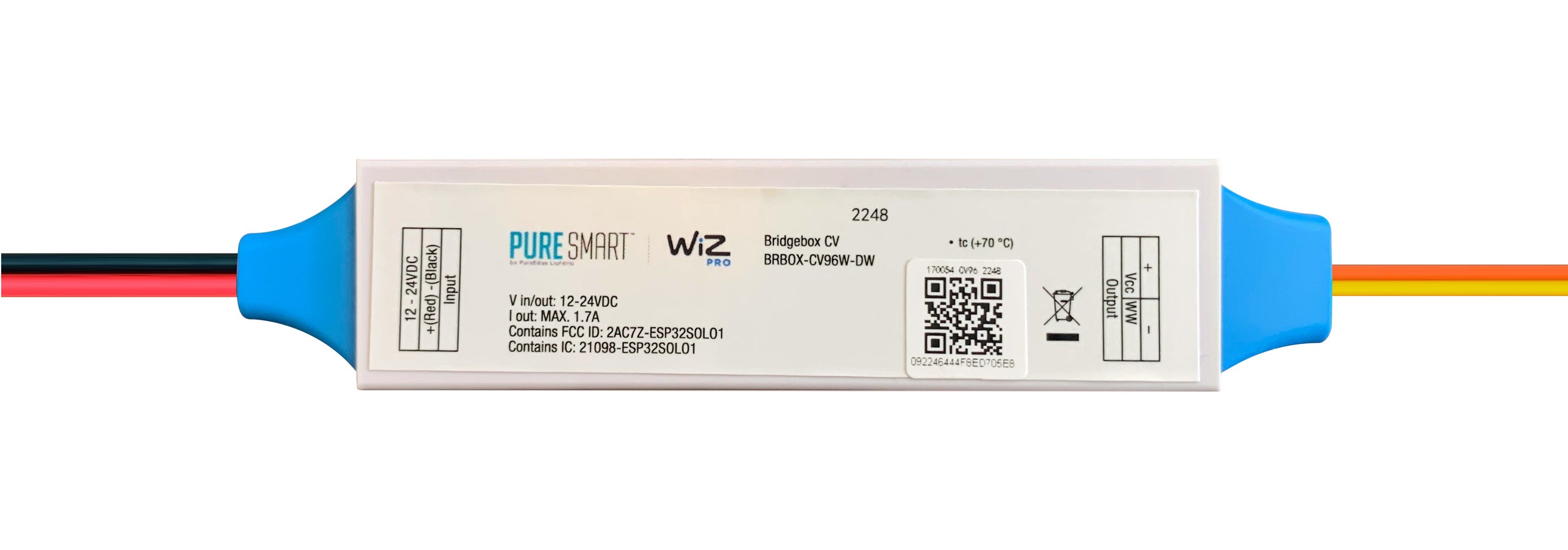 Pure Smart Digical Pure Smart CV96W DW Bridgebox 12V-24VDC Single Channel Static White ...