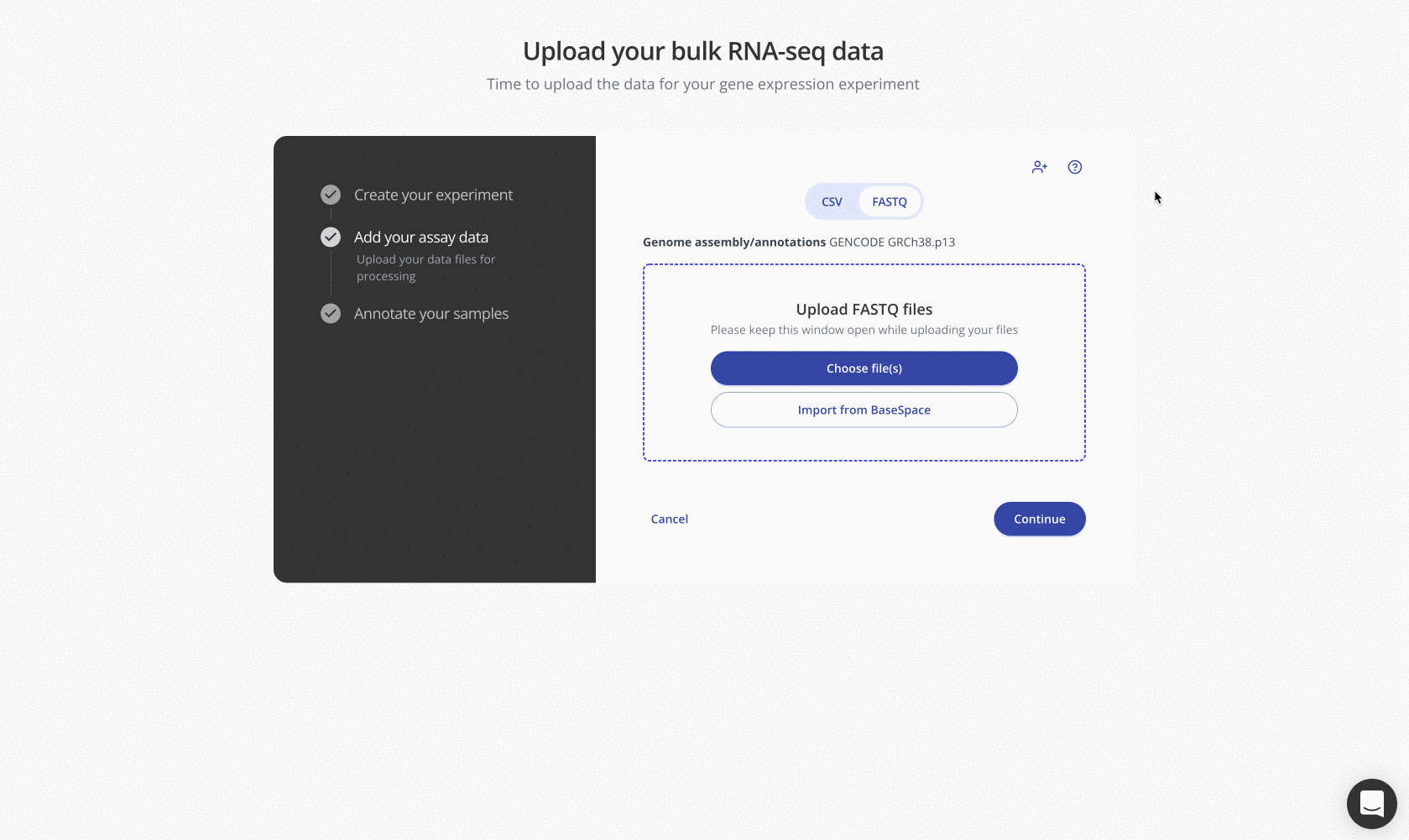 BaseSpace integration with Pluto