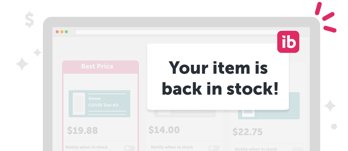 Your item is back in sotck!