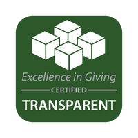 Highest rating from Excellence of Giving of Transparent