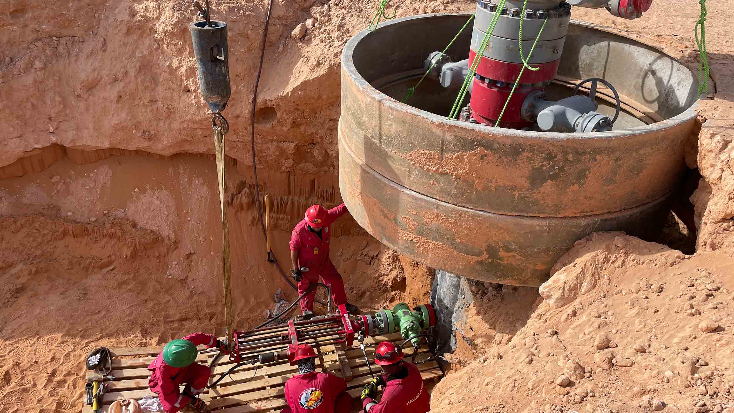 Innovative well remediation with support frame technique
