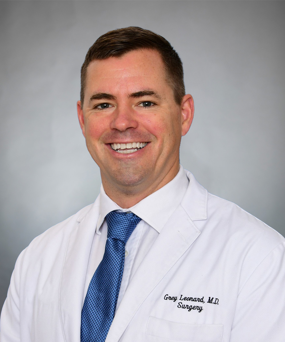 Portrait of Grey Leonard, MD