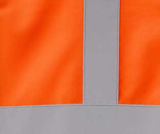 Man wearing Vestis High visibility clothing