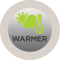 Warmer Temperature Rate Icon