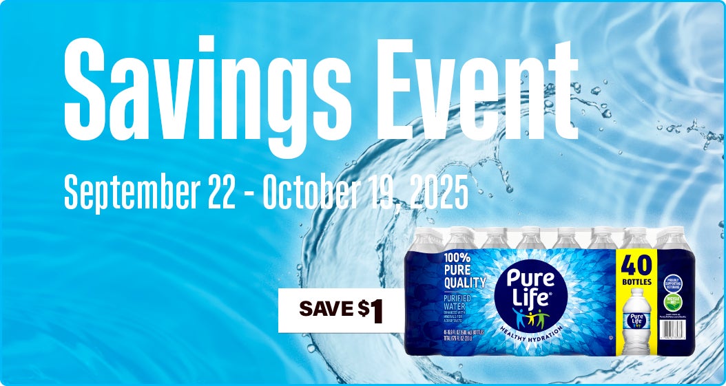 Savings Event - September 22 - October 19, 2025