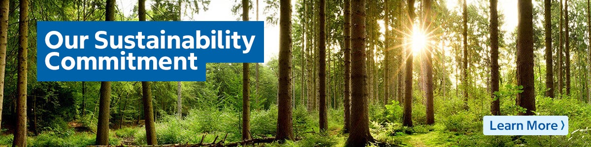 Our Sustainability Commitment. Doing the right thing for our community and world. Learn More.