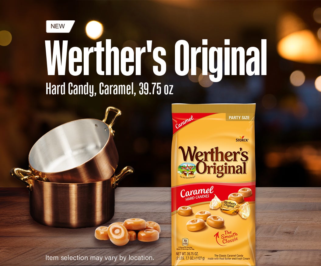 NEW - Werther's Original Hard Candy, Caramel, 39.75 oz