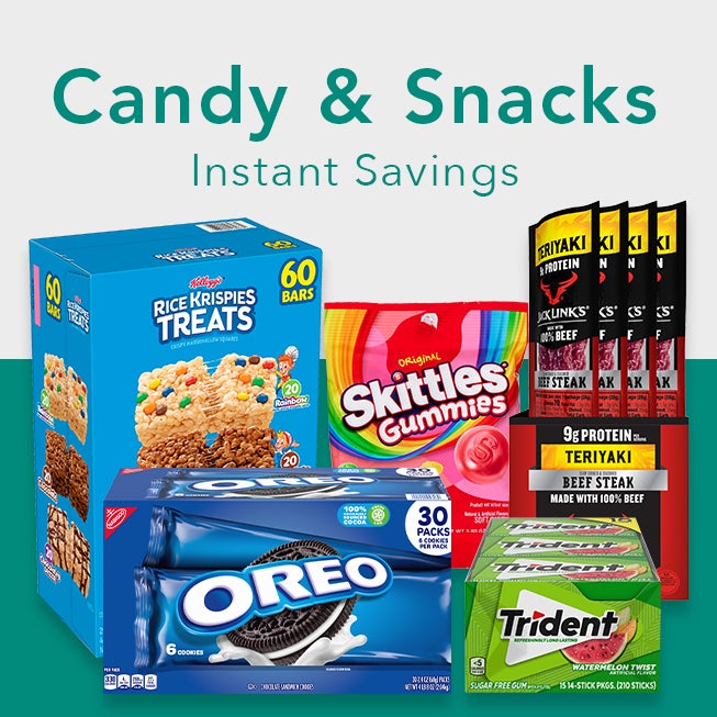 Candy & Snacks - Instant Savings