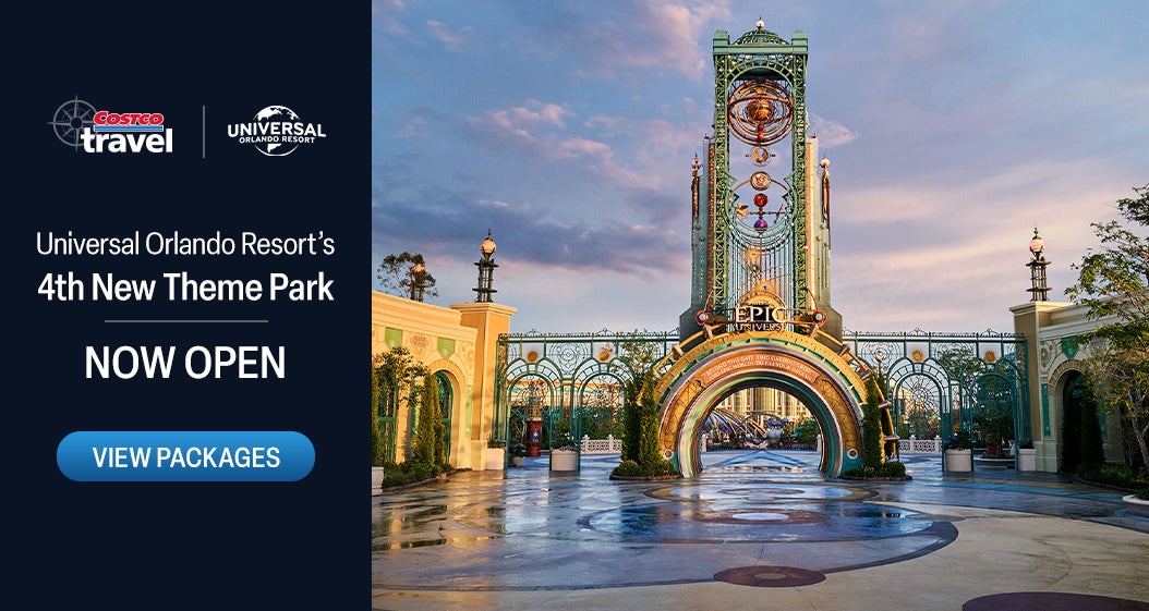 Costco Travel. Universal Orlando Resort’s 4th New Theme Park. Now Open. View Packages.
