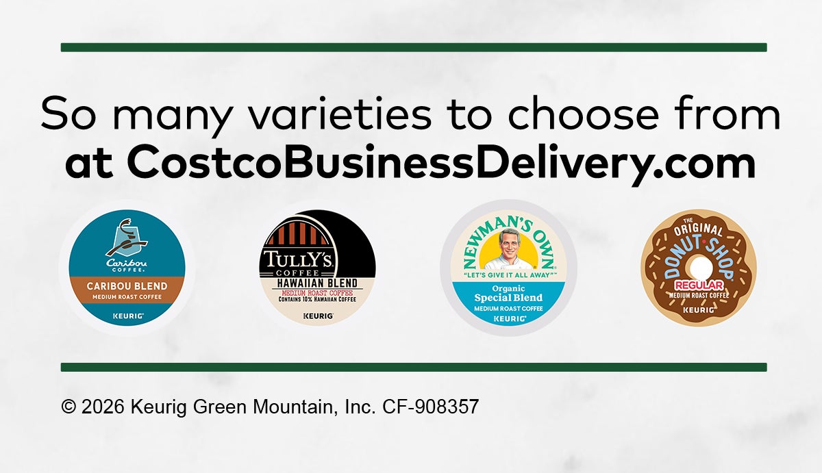 So many varieties to choose from at CostcoBusinessDelivery.com