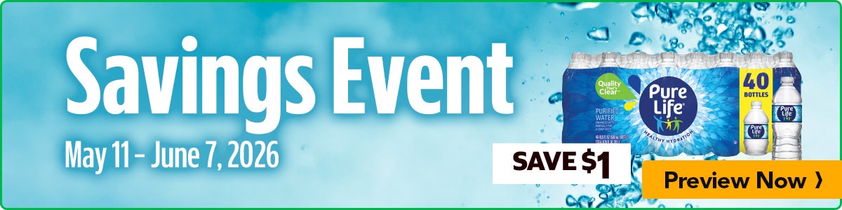 Preview Savings Event - Shop Instant Savings starting May 11.