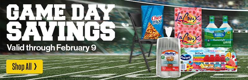 Game Day Savings, Valid Through Feb. 9