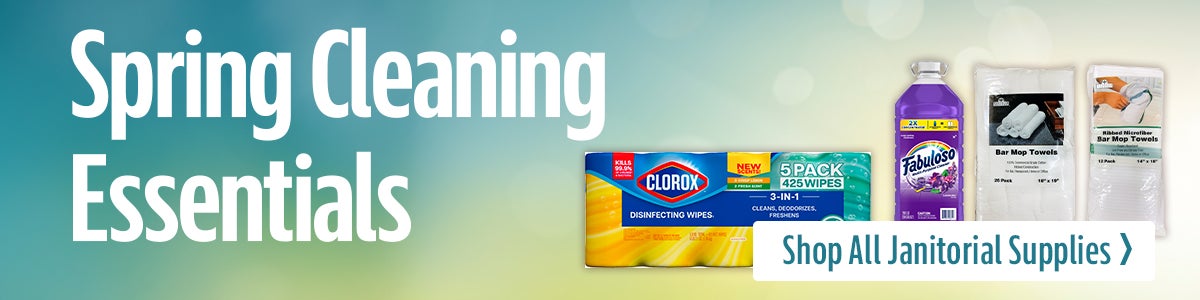 Spring Cleaning Essentials, Shop All Janitorial Supplies